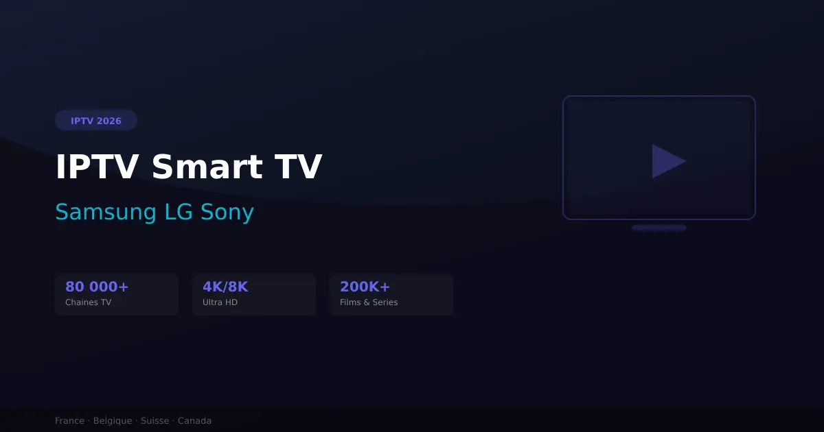 IPTV Smart TV - installation Samsung LG Sony