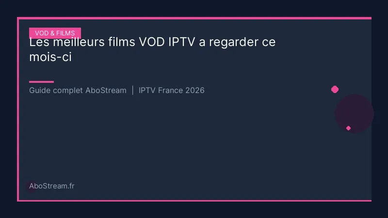 meilleurs films vod iptv - infographie AboStream IPTV