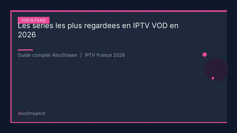 series iptv vod 2026 - infographie AboStream IPTV