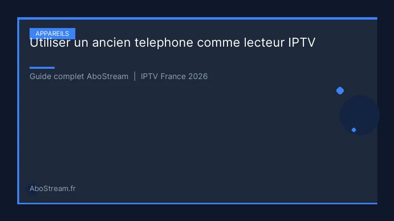 ancien telephone lecteur iptv - infographie AboStream IPTV