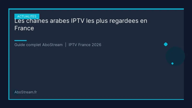 chaines arabes iptv france - infographie AboStream IPTV